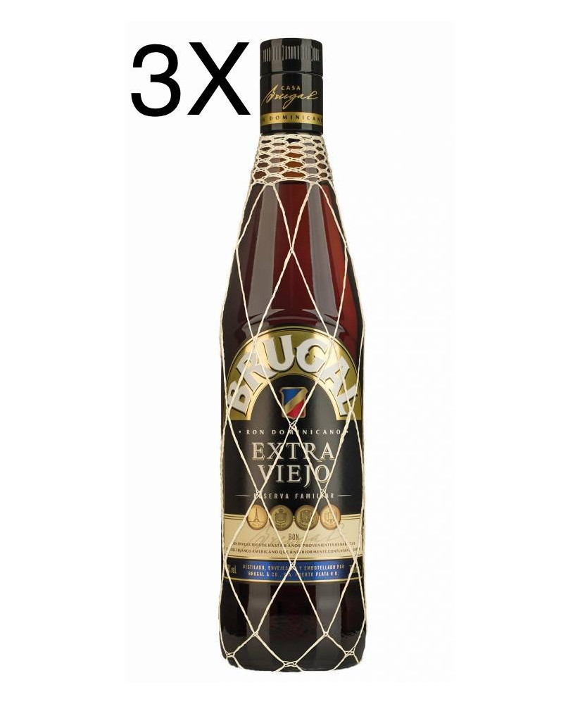 (3 BOTTIGLIE) Brugal - Ron Reserva Familiar - Extra Viejo - 70cl