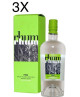 (3 BOTTIGLIE) PMG - Rhum Rhum 41%vol - Rhum Blanc Agricole - Marie Galante - Guadalupe - Astucciato - 70cl