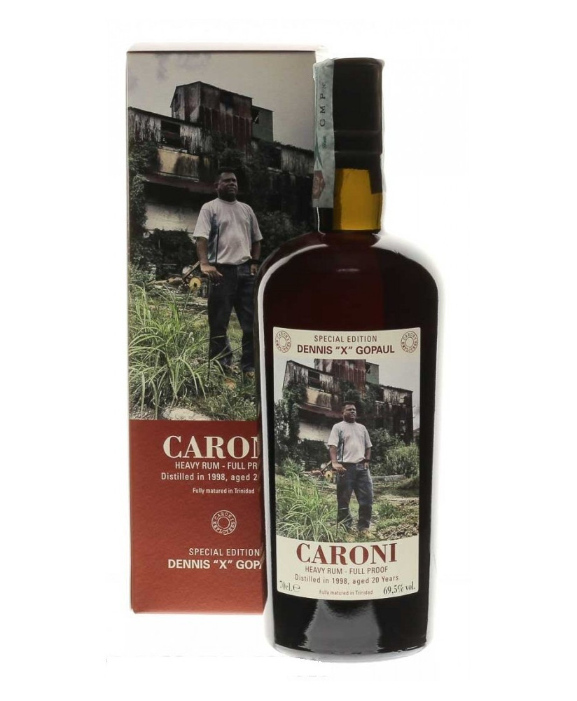 Caroni 1998 special edition Dennis "X" Gopaul Full Proof Trinidad Rum aged 20 years shop online