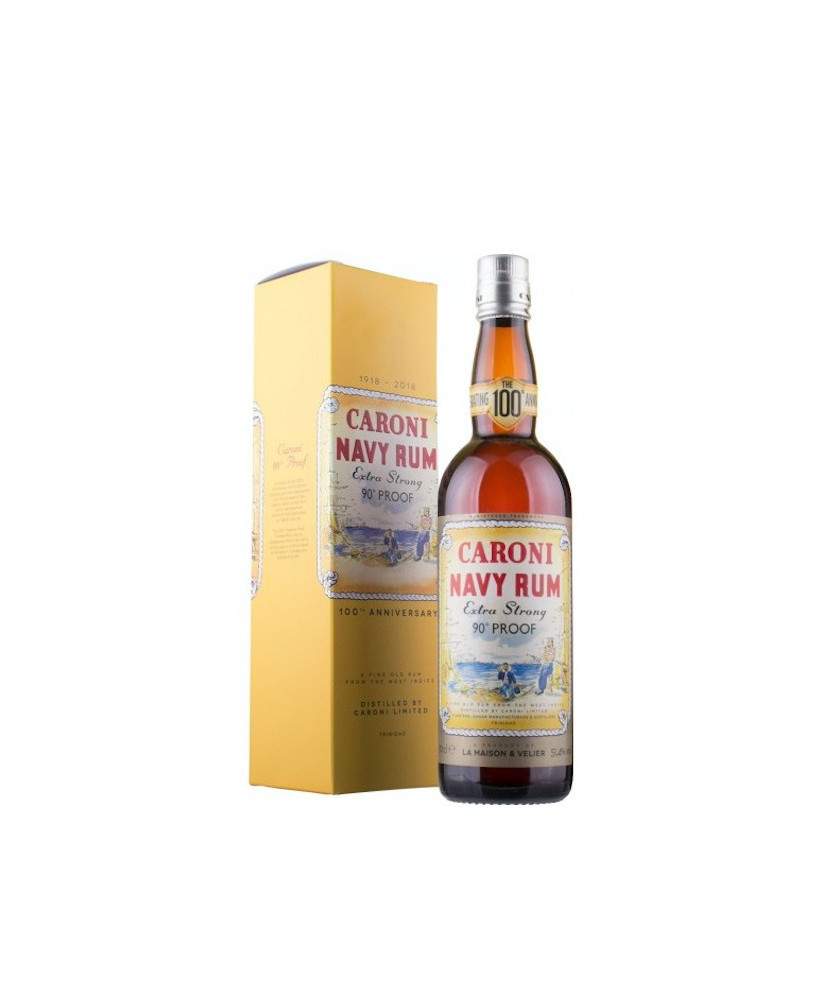 Vendita online Rum Caroni Navy 100th anniversario velier. Miglior prezzo Rum Caroni. Shop on line Caroni