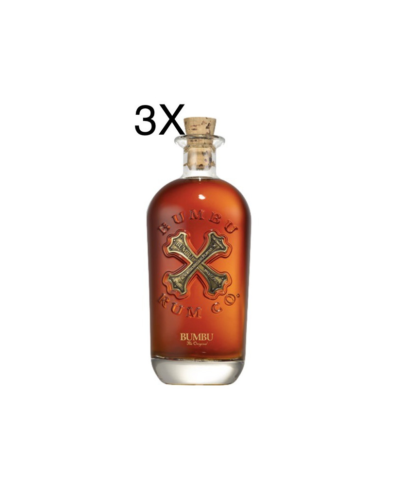 (3 BOTTIGLIE) Bumbu Rum - The Original - 70cl