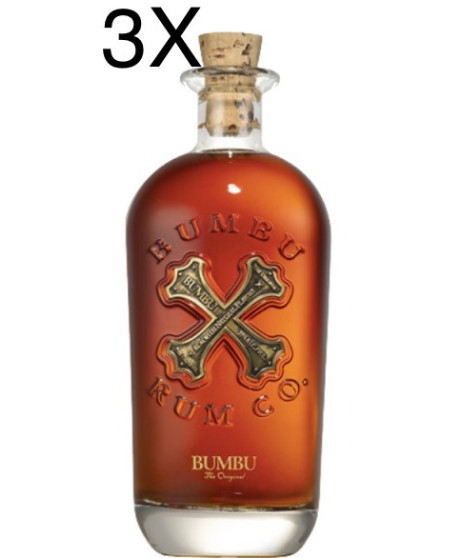 (3 BOTTIGLIE) Bumbu Rum - The Original - 70cl