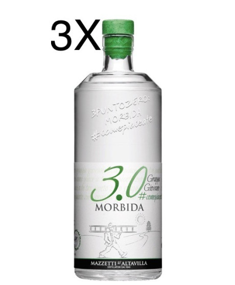 (3 BOTTIGLIE) Mazzetti d'Altavilla - 3.0 Grappa Morbida - 70cl