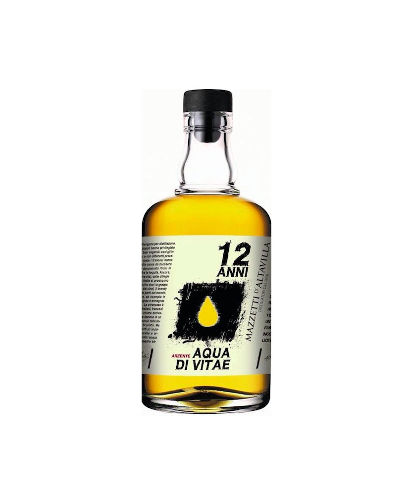Shop online italian Acquavite Mazzetti Arzente 12 Years. Online sales Altavilla quality vintage grappa spirits