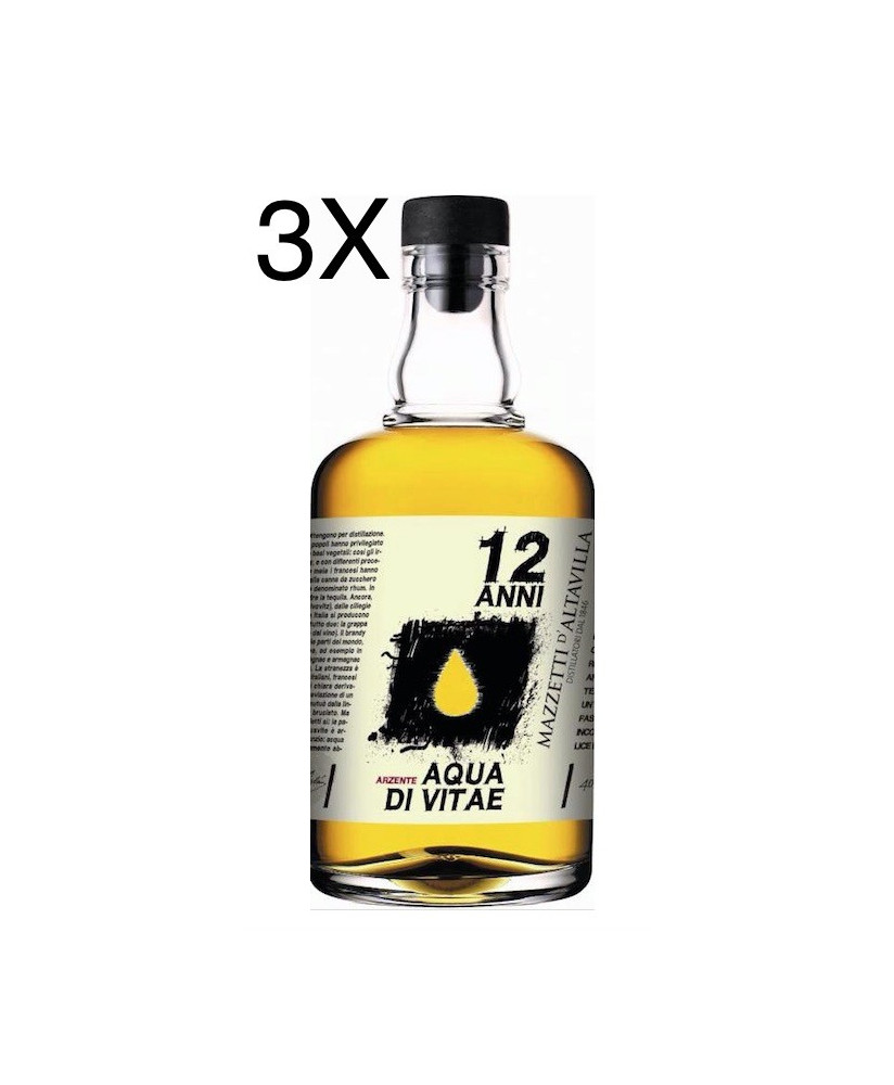 Shop online italian Acquavite Mazzetti Arzente 12 Years. Online sales Altavilla quality vintage grappa spirits