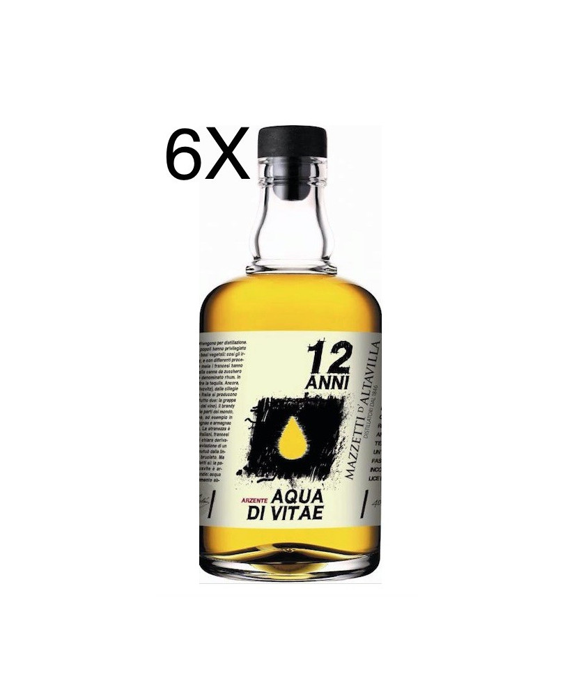 Shop online italian Acquavite Mazzetti Arzente 12 Years. Online sales Altavilla quality vintage grappa spirits