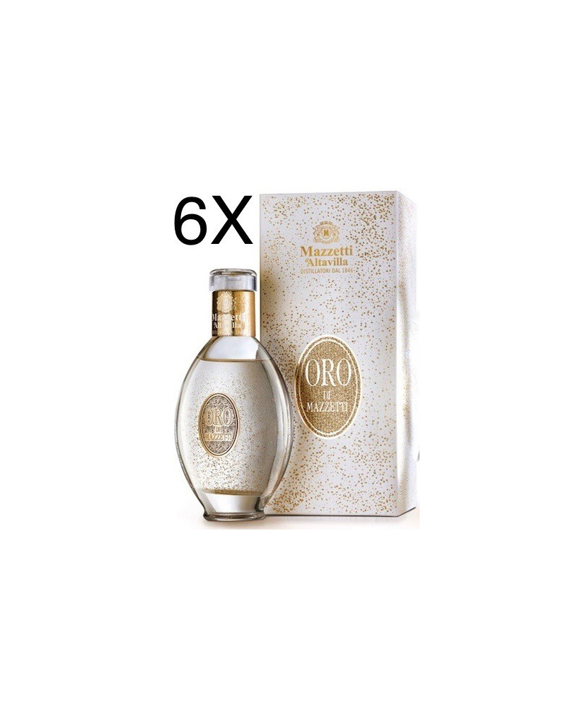 Shop online italian Grappa Mazzetti d'Altavilla with Gold inside. Online sales Altavilla quality grappa best price spirits