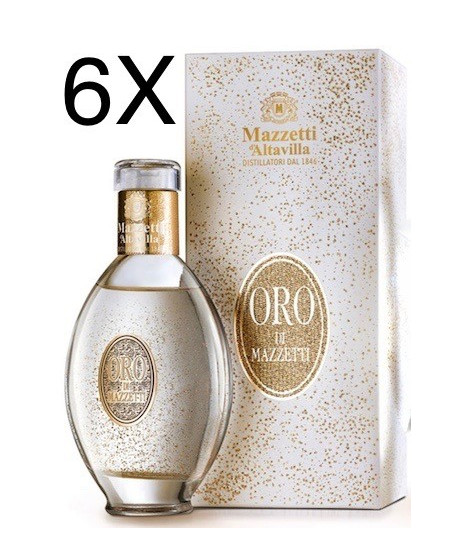 Shop online italian Grappa Mazzetti d'Altavilla with Gold inside. Online sales Altavilla quality grappa best price spirits