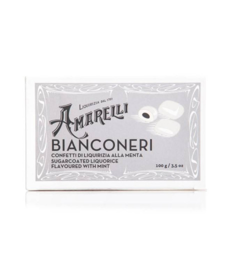 Liquirice Amarelli - Box - Bianconeri - 100g