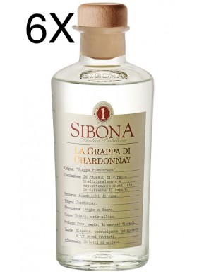 (6 BOTTIGLIE) Sibona - Grappa di Chardonnay - 50cl