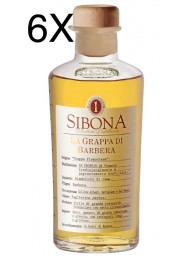 (6 BOTTLES) Sibona - Grappa di Barbera - 50cl
