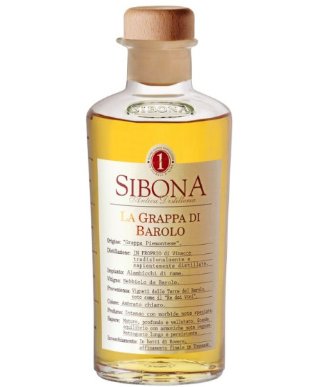 Sibona - Grappa di Barolo - 50cl