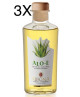 (3 BOTTIGLIE) Sibona - Alo-è - Aloe e Miele in grappa Finissima - 50cl