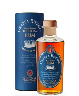 Sibona - Grappa Riserva - Honed in barrels of Rum - 50cl