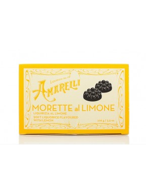 Liquirice Amarelli - Box - Morette with Lemon - 100g