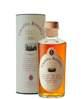 Shop online italian Grappa Sibona Sherry Wood. Online sales Sibona quality grappa best price