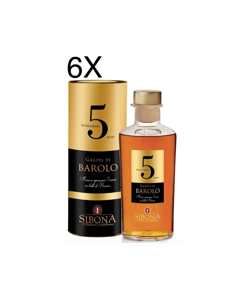 Vendita online Grappa Sibona prezzo Barolo Riserva, invecchiata 5 anni. Shop on-line e prezzo grappe barricate Sibona!