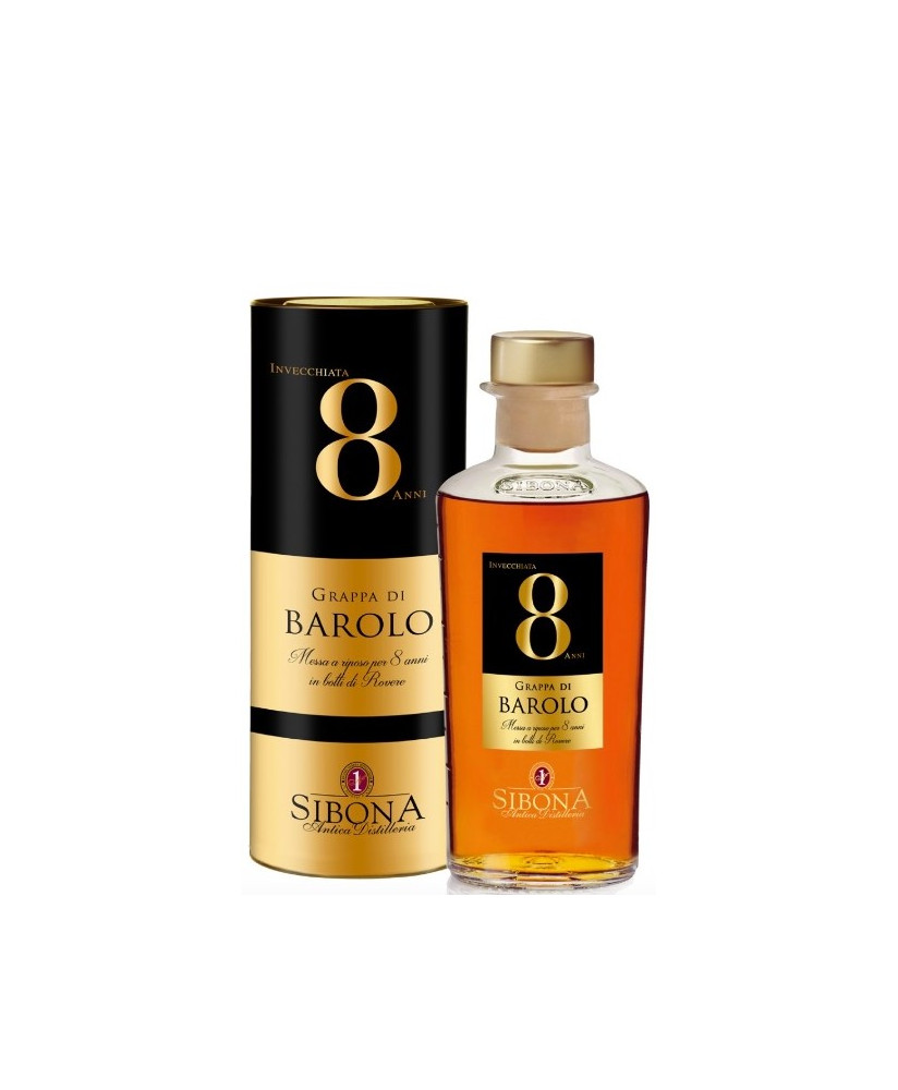 Sibona - Grappa Barolo - 8 Years - 50cl