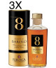 (3 BOTTIGLIE) Sibona - Grappa Riserva Barolo - 8 Anni - 50cl
