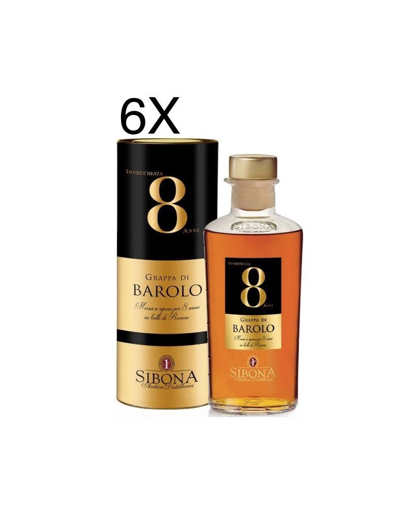 Vendita online Grappa Sibona prezzo Barolo Riserva, invecchiata 8 anni. Shop on-line e prezzo grappe barricate Sibona!