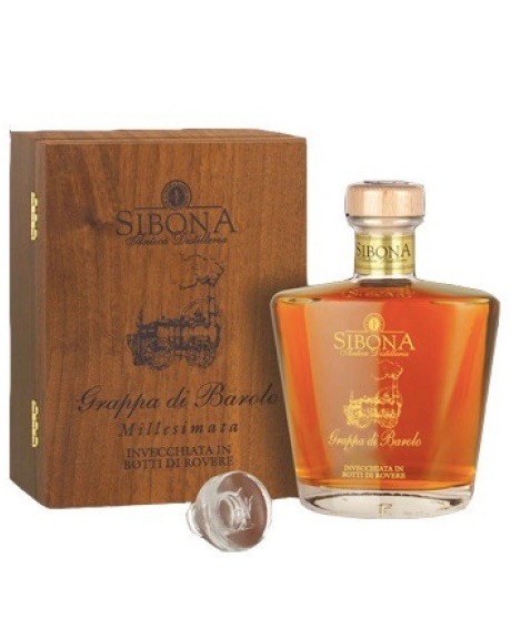 Sibona - Grappa di Barolo 2009 - 70cl - wood box