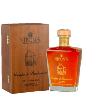 Shop online italian Grappa Sibona Barbaresco Wood. Online sales Sibona quality grappa best price