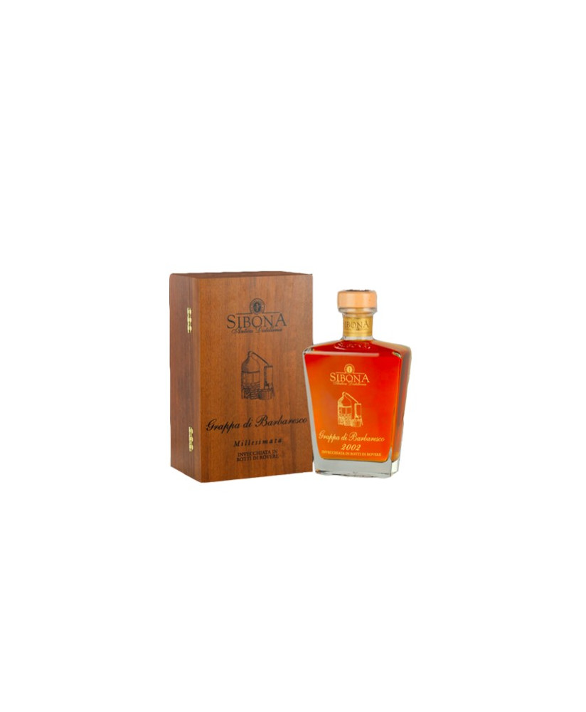 Shop online italian Grappa Sibona Barbaresco Wood. Online sales Sibona quality grappa best price