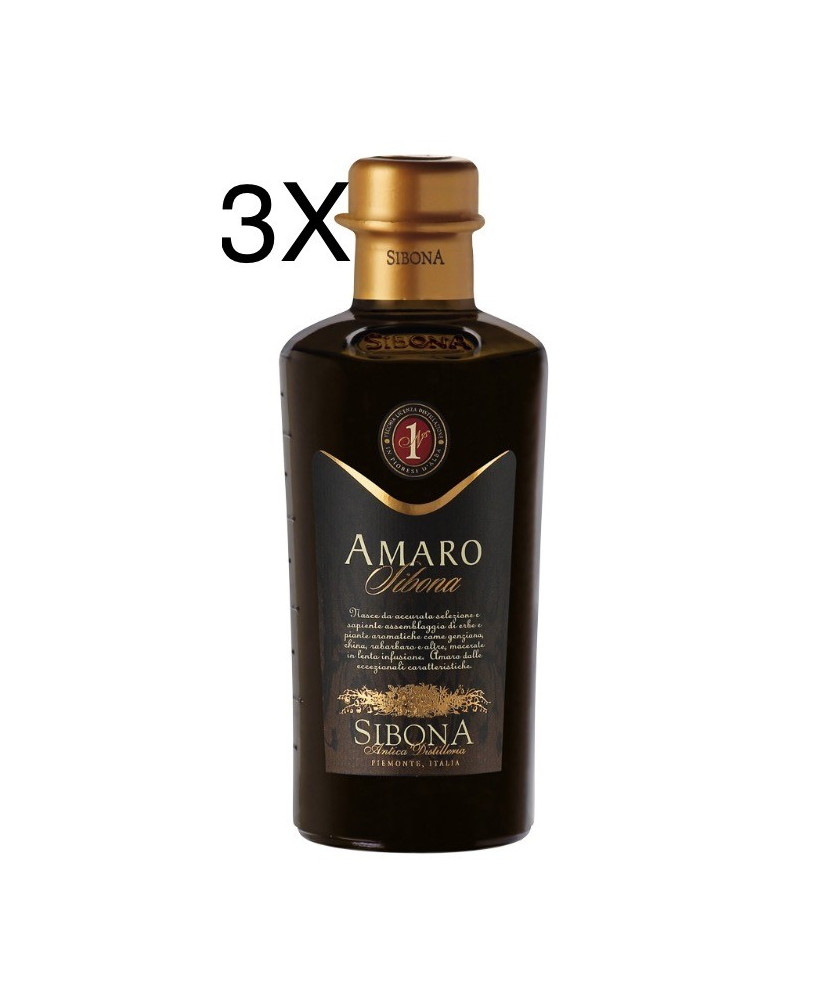 (3 BOTTIGLIE) Sibona - Amaro Sibona - Bitter - 50cl