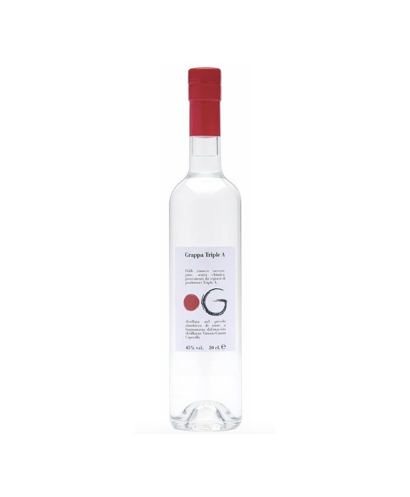 Vendita online grappa Capovilla Punto G Triple A. Miglior prezzo grappa bianca