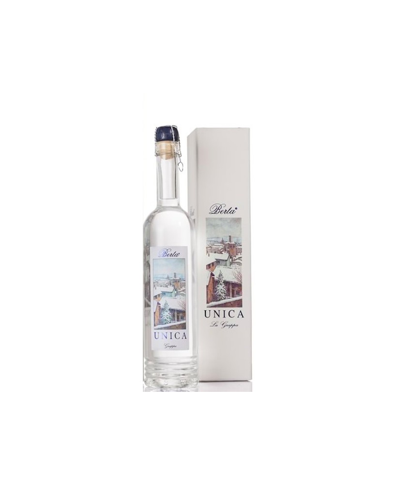 Berta - Unica - Grappa Bianca - Gift box - 50cl.