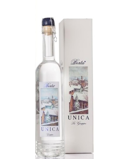 Berta - Unica - Grappa Bianca - Gift box - 50cl.