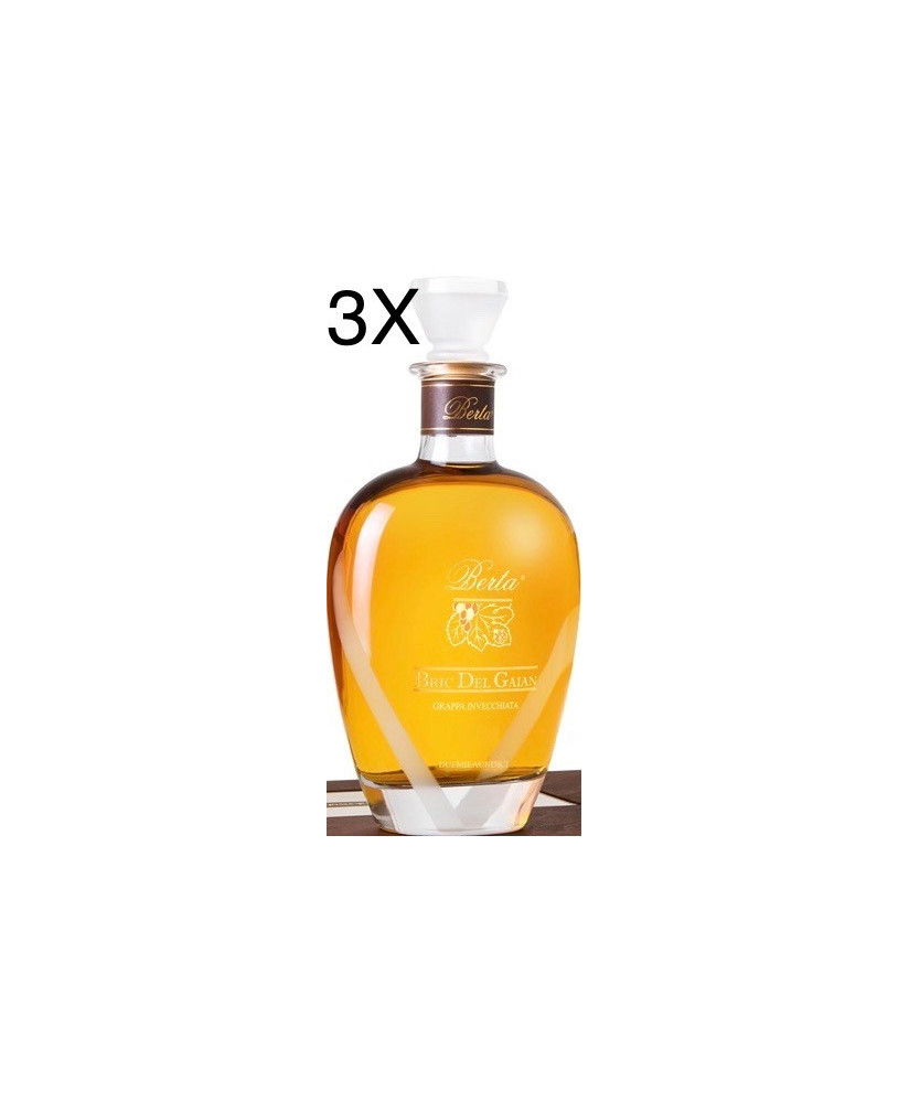 Vendita online Grappa Berta, Bric del Gaian di moscato invecchiata 8 anni. Prodotta a Frazione Casalotto Mombaruzzo - Asti.