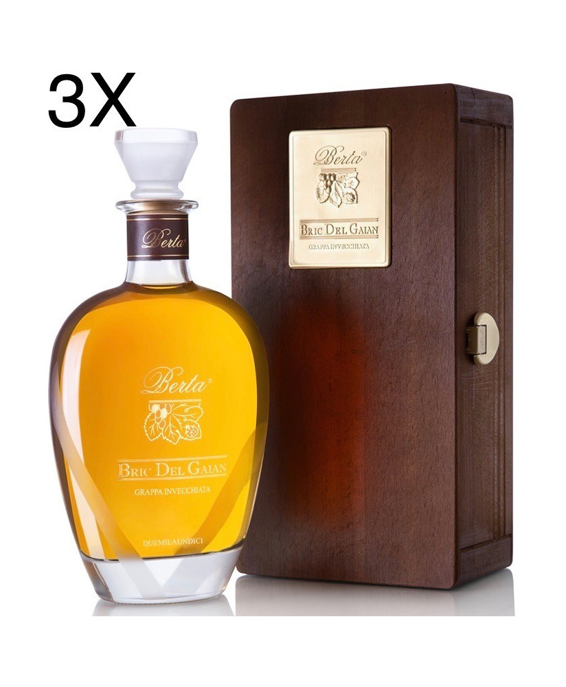 Vendita online Grappa Berta, Bric del Gaian 2006 di moscato invecchiata 8 anni. Prodotta a Frazione Casalotto Mombaruzzo - Asti.