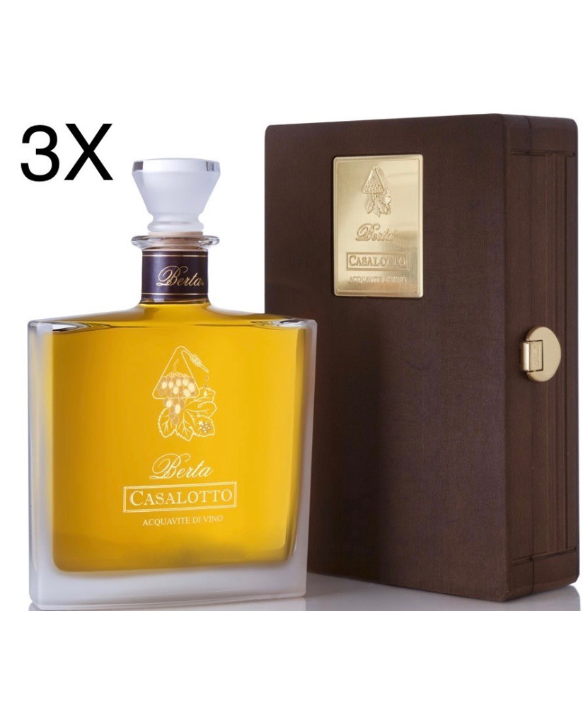 Vendita online Grappa Berta, Casalotto 1982 acquavite di vino invecchiata 25 anni. Prodotta a Frazione Casalotto Mombaruzzo - As
