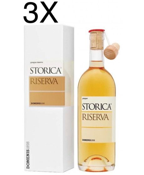 Vendita online grappa Domenis Storica Riserva barricata invecchiata 18 mesi in botti di rovere. Shop on line grappa Domenis Stor