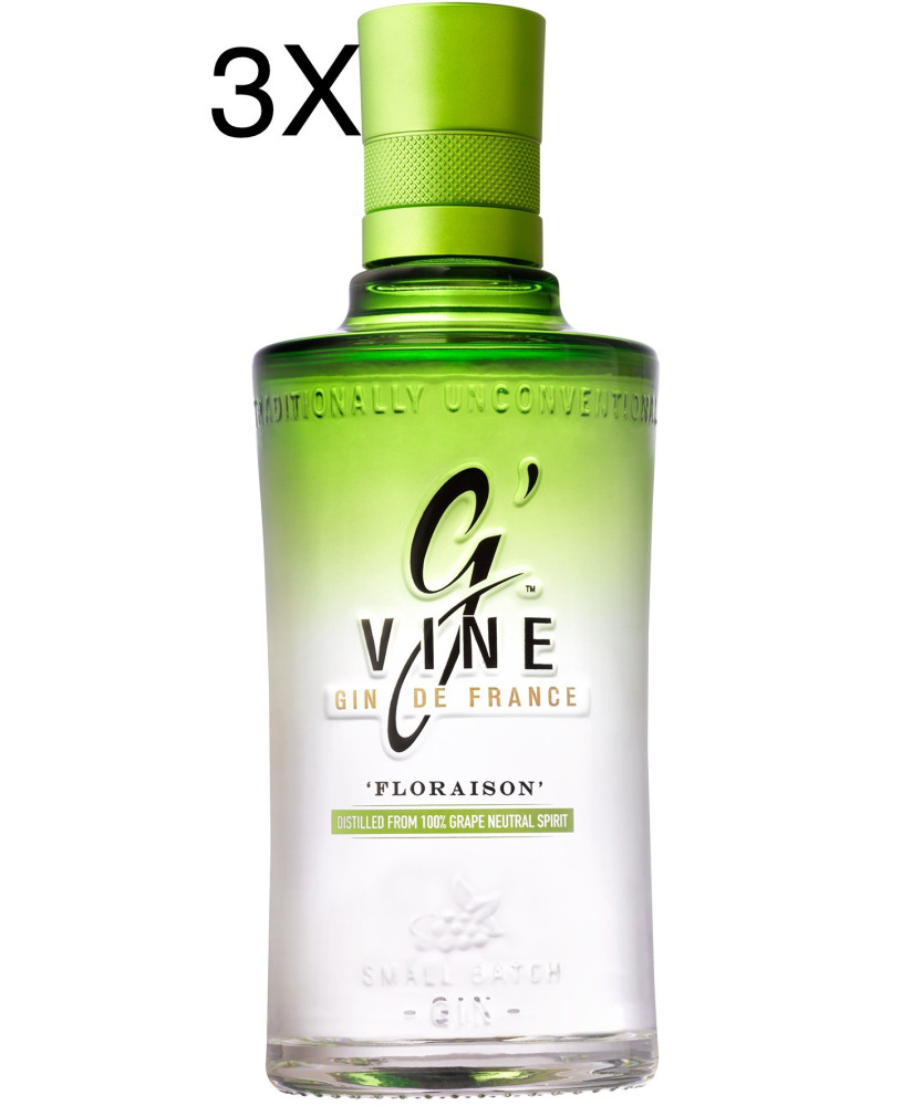 (3 BOTTLES) G' Vine - Floraison Gin - 100cl