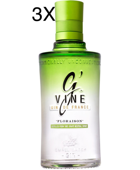 (3 BOTTLES) G' Vine - Floraison Gin - 100cl