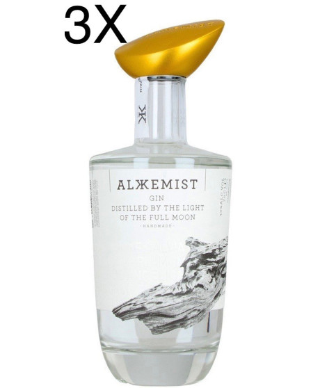 (3 BOTTLES) Alkkemist - Handmade Gin - 70cl