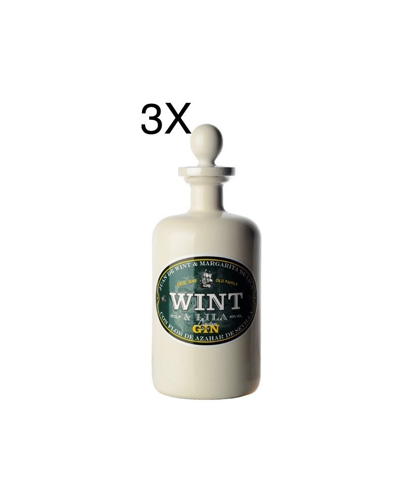 (3 BOTTLES) Casalbor - Wint & Lila - Premium London Dry Gin - 70cl