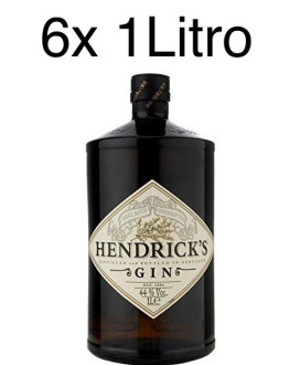 Vendita online Gin Hendrick's da 1 litro prodotto in Scozia da William Grant & Sons con l'utilizzo di ginepro Italiano