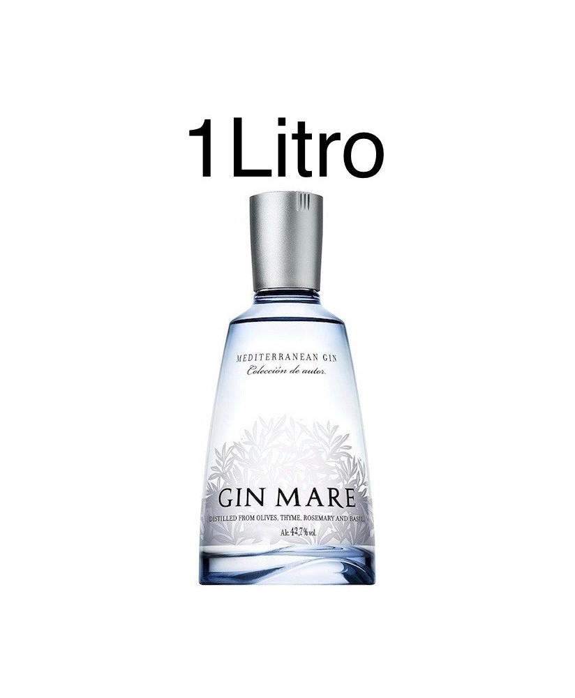 Vendita online Gin Mare prodotto in Spagna con l'utilizzo di ingredienti dei paesi bagnati dal mar Mediterraneo. Shop on line e