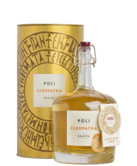 Poli - Cleopatra - Grappa Moscato Oro - Astucciato in metallo - 70cl