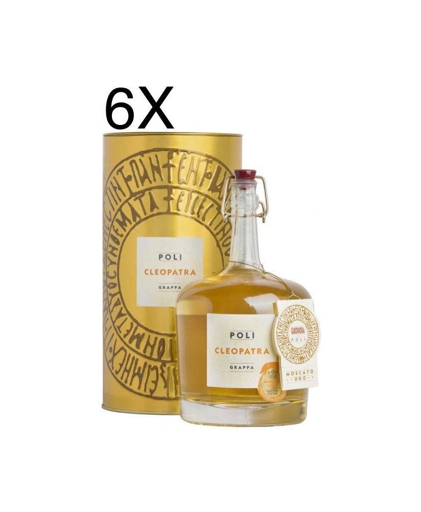 Vendita online Grappa Poli Cleopatra Moscato Oro. Grappa invecchiata online al miglior prezzo. Shop online grappe distilleria Po