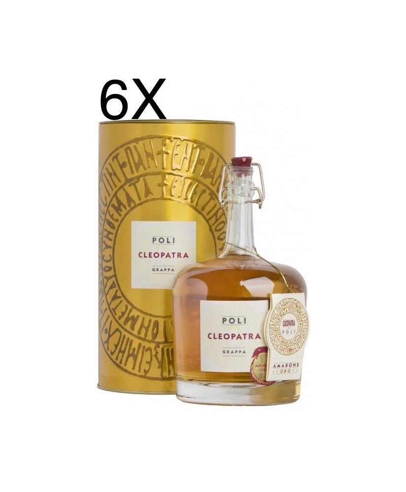 Online sale italian Grappa Poli Cleopatra Oro Amarone. Buy online aged grappa at the best price. Shop grappa Poli
