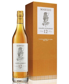 Vendita online e prezzi Grappa Marolo di Barolo Barricata invecchiata 12 anni. Shop online grappe della distilleria Marolo di Al