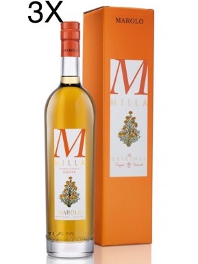 (3 BOTTIGLIE) Marolo - Milla - Liquore alla Camomilla con Grappa - 70cl