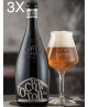 (3 BOTTLES) Baladin - Open Rock&#039;n Roll - Double Malt Ale - 75cl