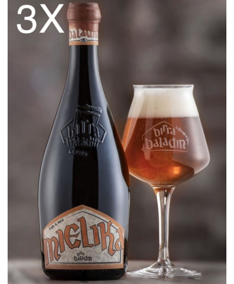 (3 BOTTIGLIE) Baladin - Mielika - Birra al Miele - 75cl