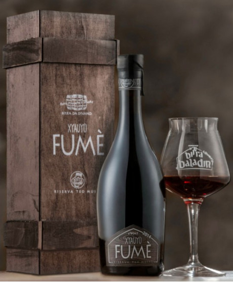 Baladin - Xyauyù Fumè 2018 - Birra da Divano - Riserva Teo Musso - (Barley Wine) - Prodotto Astucciato in legno - 50cl