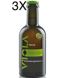 BIRRA VIOLA - NUOVA NUMEROTRE. Vendita online birra artigianale Viola bionda doppio malto piccola. PRODOTTA ED IMBOTTIGLIATA